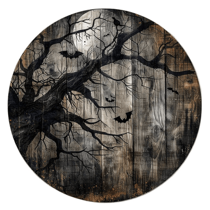 Best Halloween Wooden Hanging Sign - Full Moon Bat | Buy Online at Furniture Things Australia