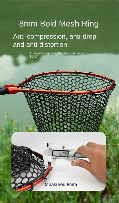 Rubber Mesh Fishing Net