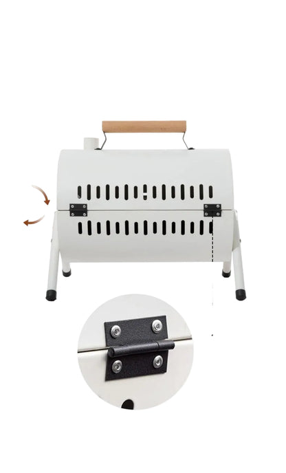 Portable Dual-Side Camping Charcoal Grill