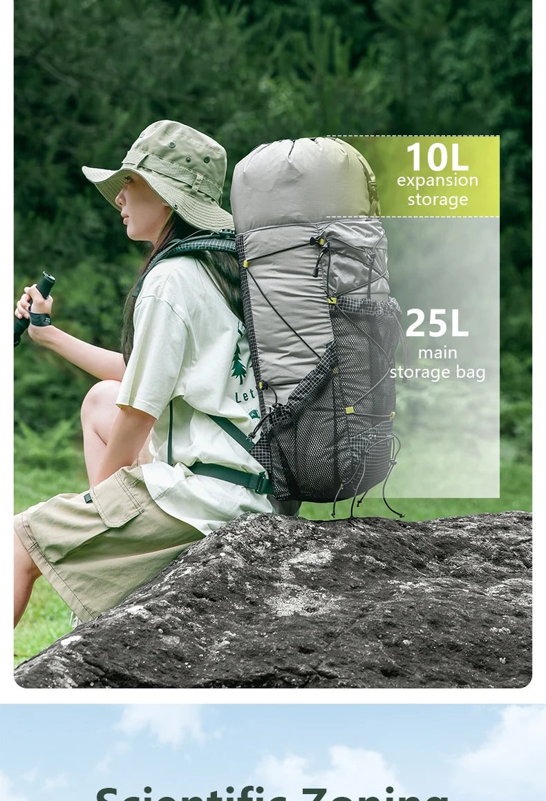 Camping Backpack with Ultralight 35L