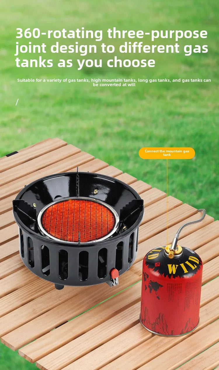 Camping Infrared Propane Gas Stove 7-Core 19800W