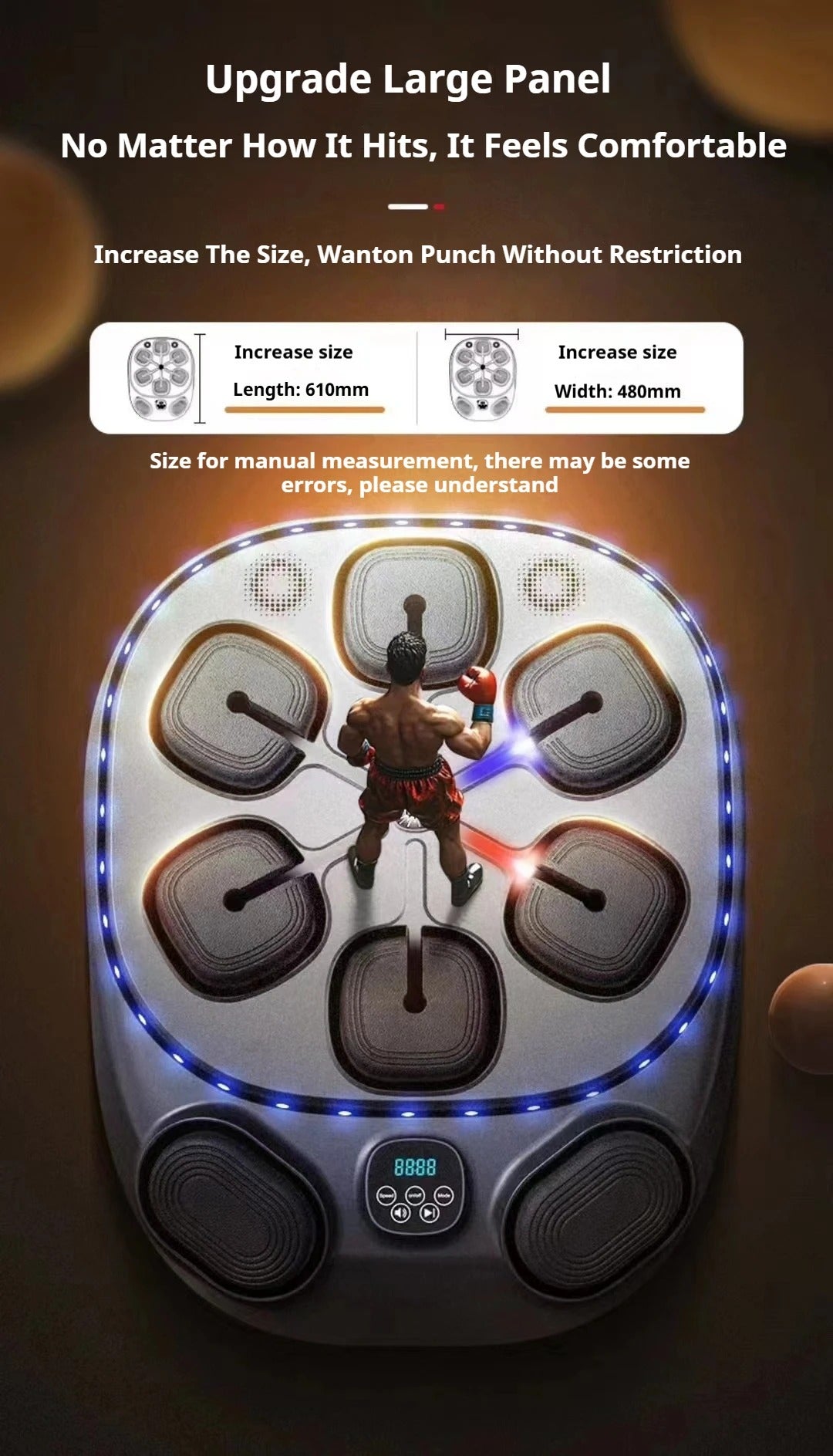 Boxing Machine with Smart Bluetooth Target