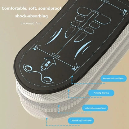 Yoga Mat Non-Slip Shock-Absorbing Fitness Pad
