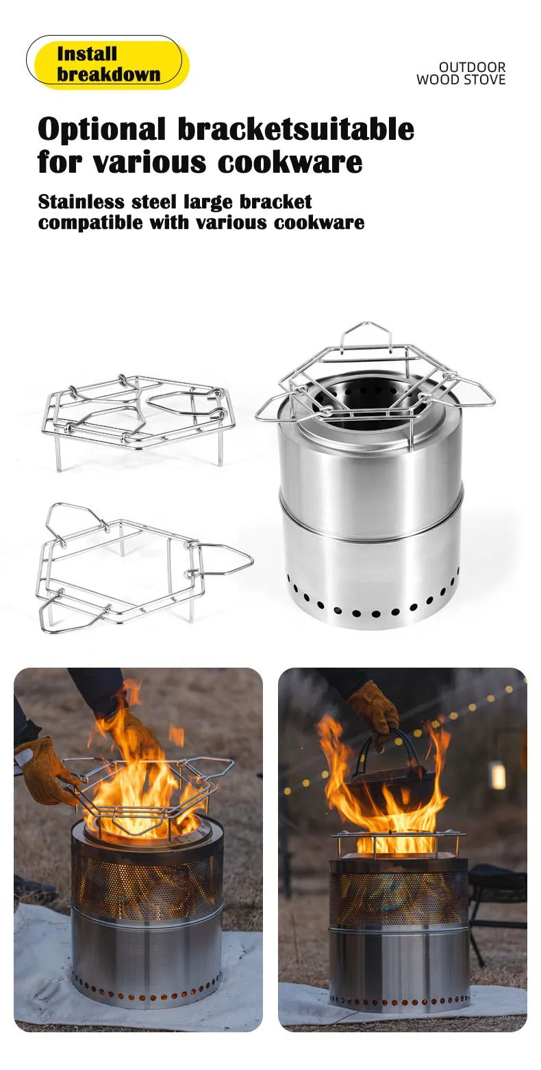 Wood Burning Camping Stove