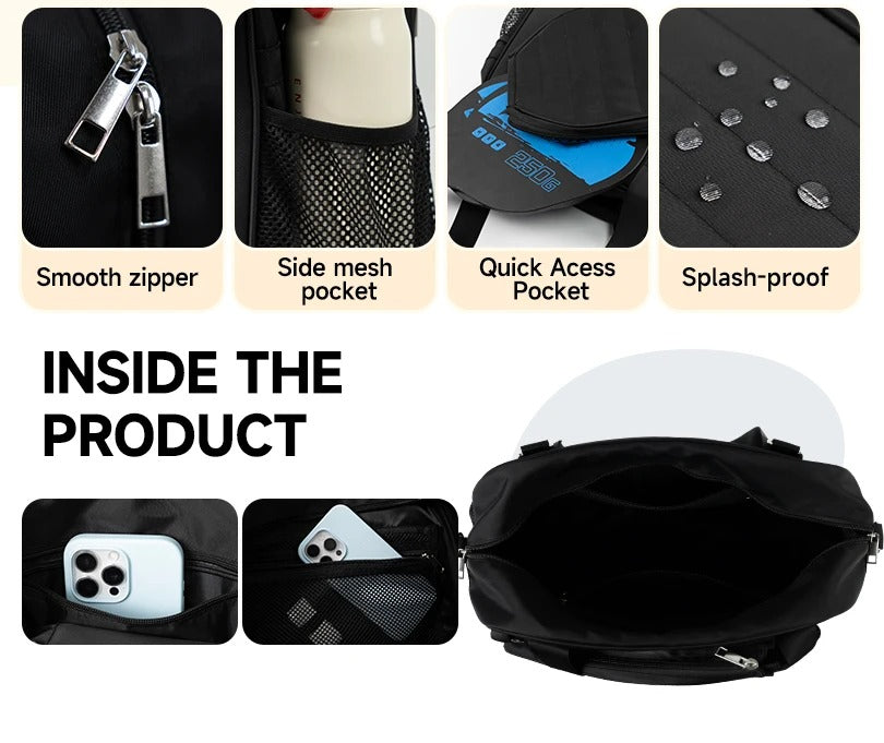 Pickleball Paddle Bag Carry Case