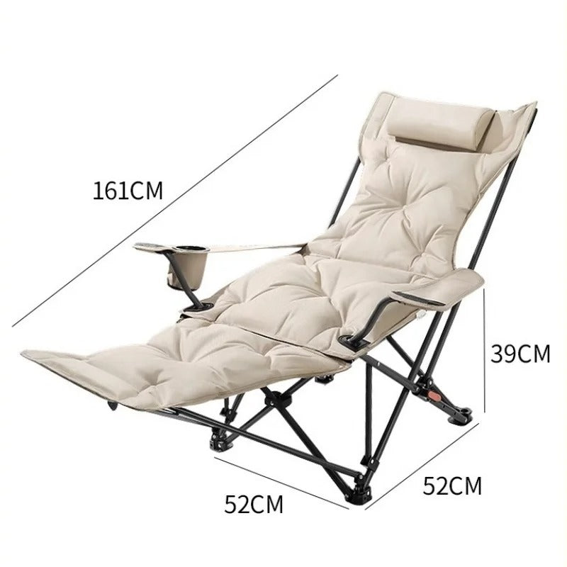 Adjustable Recliner Camping Folding Chair