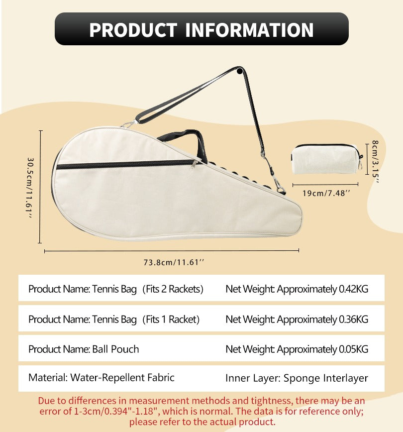 Single Shoulder Racket Bag