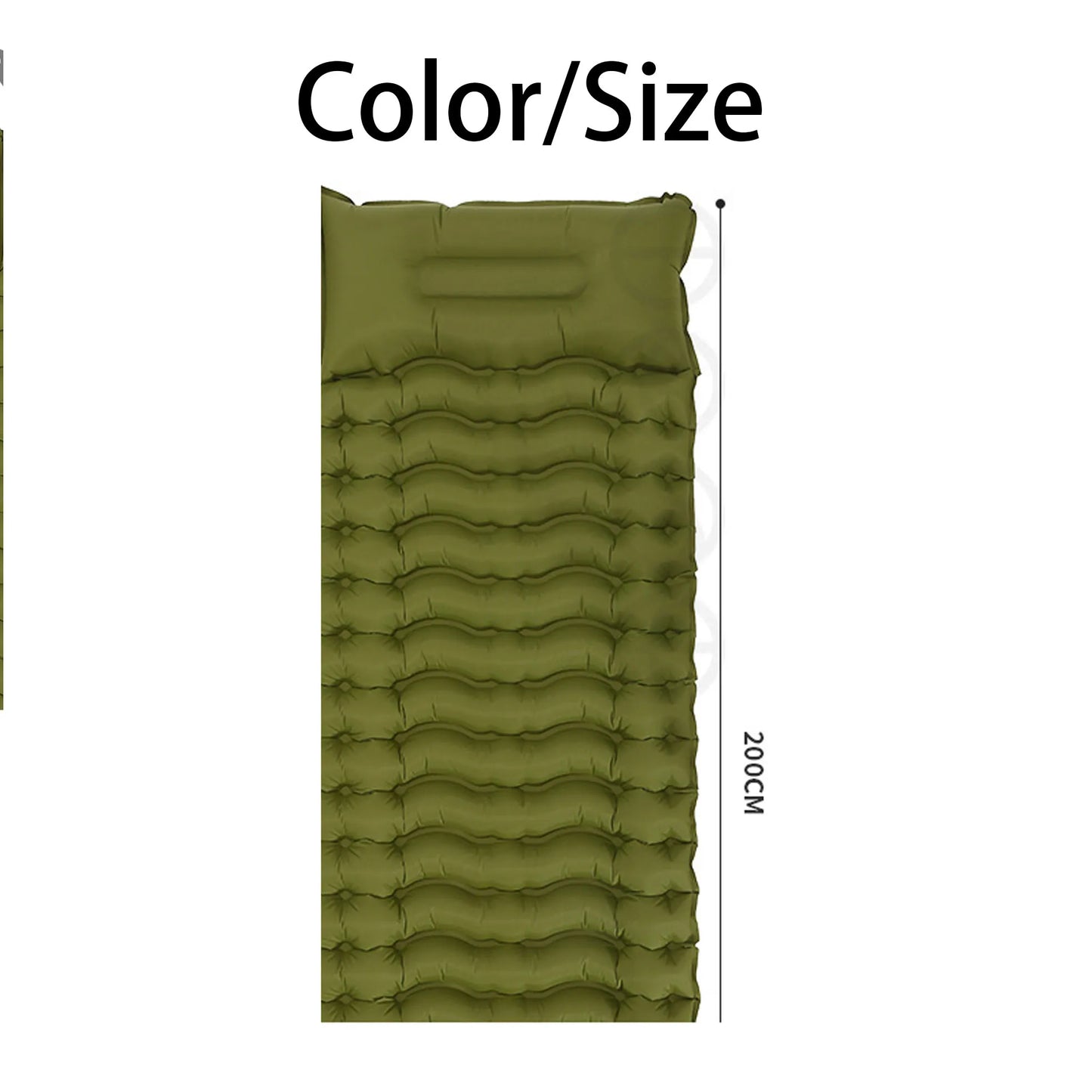 Camping Inflatable Mattress with Sleeping Pillow