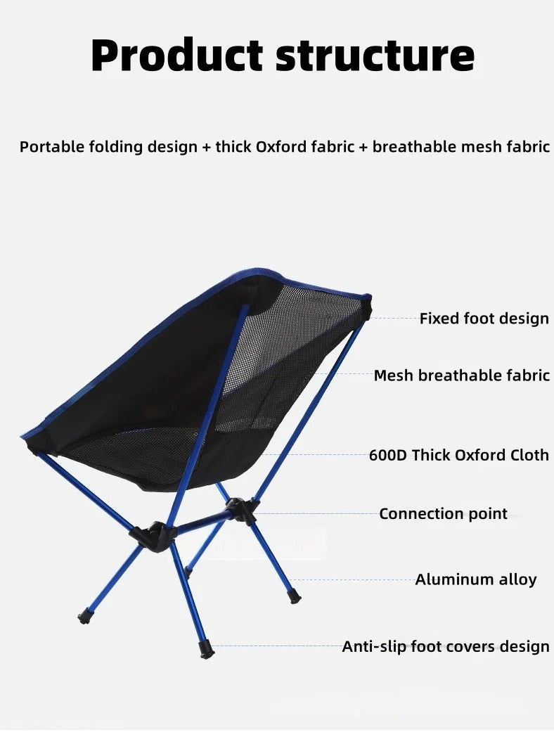Moon Chair Portable Aluminum Folding