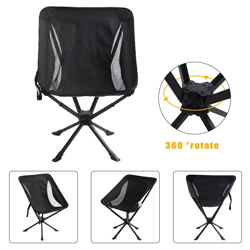 Rotating Camping Moon Seat 360°