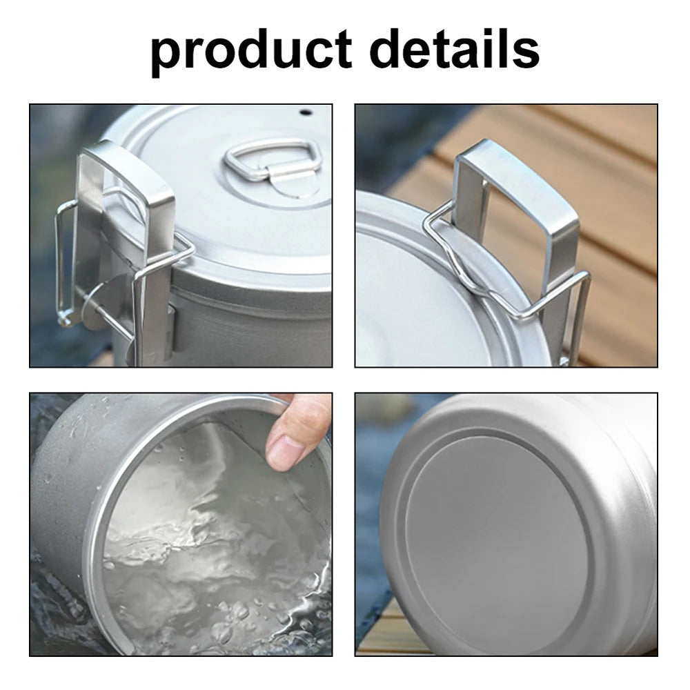 Stainless Steel Portable Camping Rice Cooker
