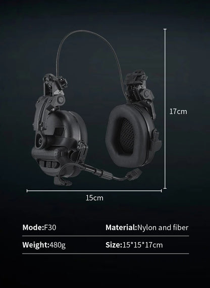 Tactical Earmuffs with Active Noise Cancelling