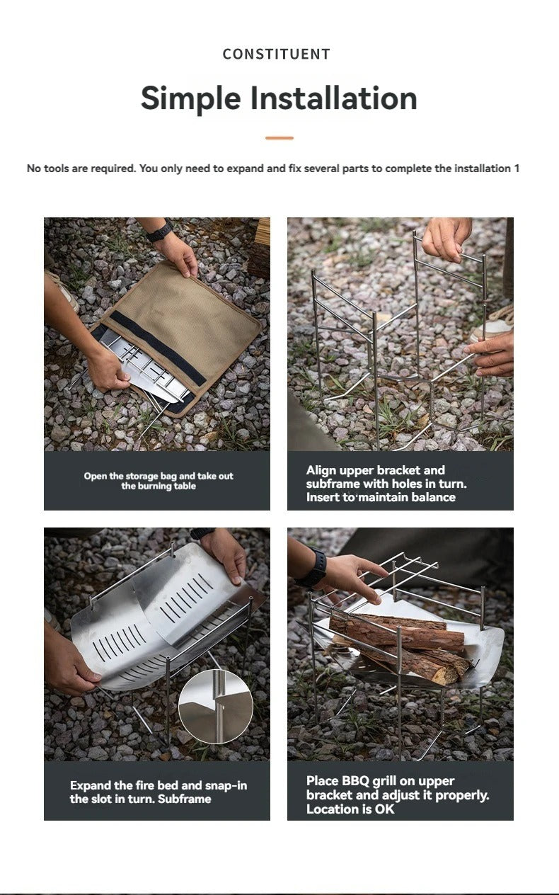 Outdoor Folding BBQ Grill