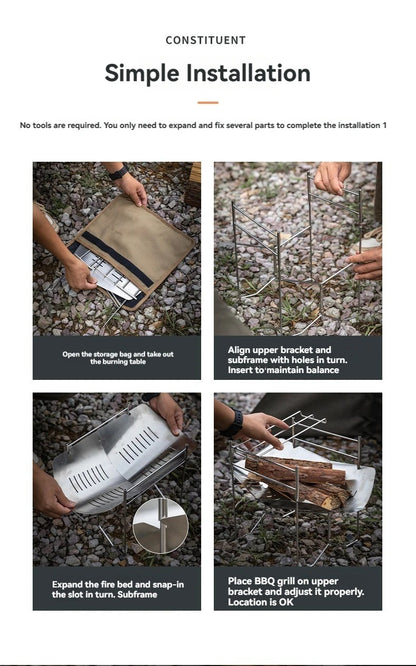 Outdoor Folding BBQ Grill
