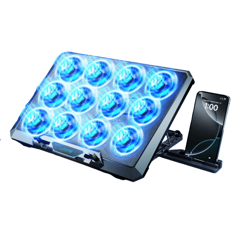 Best Laptop Cooling Pad 12 Fans Adjustable Stand | Buy Online at Furniture Things Australia