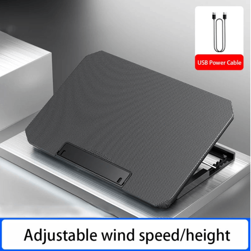 Best Laptop Cooler Stand Adjustable Dual Fan USB | Buy Online at Furniture Things Australia