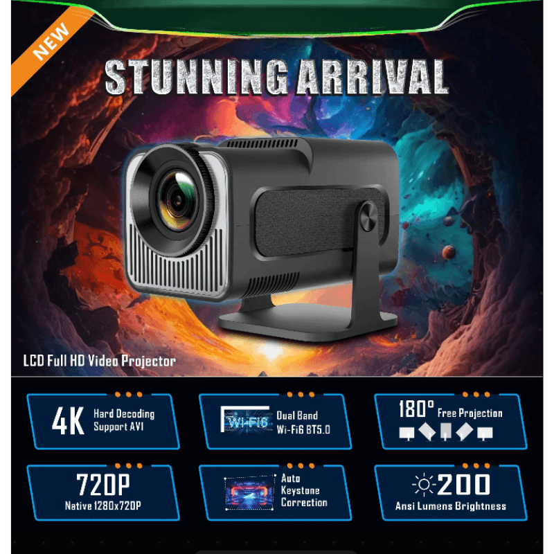Best 4K Smart Dual WiFi6 390 ANSI Projector | Buy Online at Furniture Things Australia
