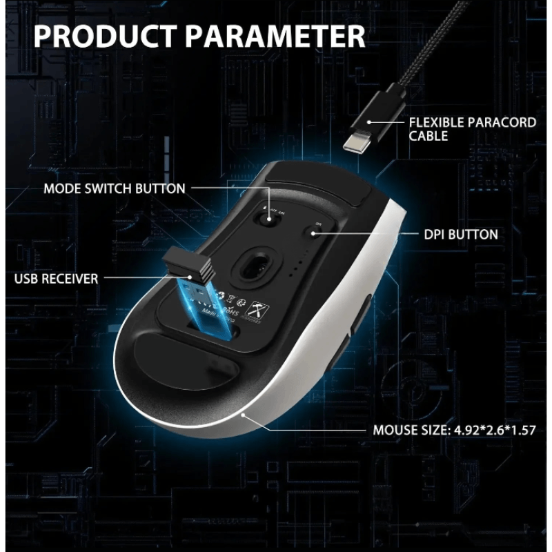 Best Lightweight Wireless Bluetooth RGB Gaming Mouse | Buy Online at Furniture Things Australia