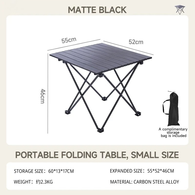 Camping Table with Ultralight Folding Dual Purpose