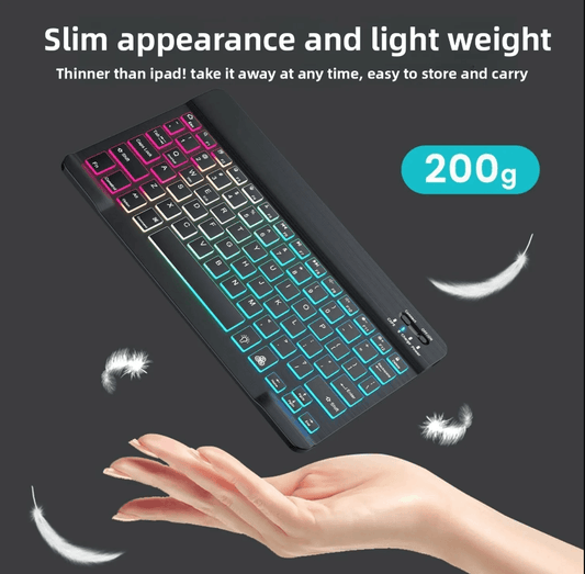 Best Wireless Bluetooth Keyboard with 3 Color Luminous Backlit | Buy Online at Furniture Things Australia
