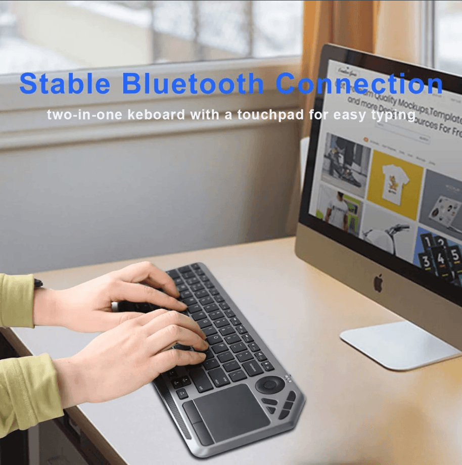 Best Rechargeable Wireless Bluetooth Keyboard with Touchpad Backlight | Buy Online at Furniture Things Australia