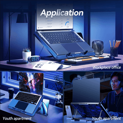 Best Laptop Cooling Pad 12 Fans Adjustable Stand | Buy Online at Furniture Things Australia