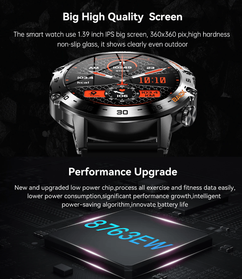 Best Smart Watch Bluetooth Call Fitness Tracker Waterproof | Buy Online at Furniture Things Australia