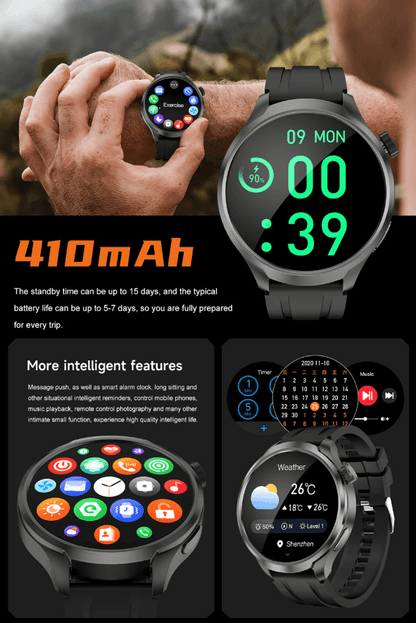 Best Smart Watch Men Waterproof Fitness GPS Bluetooth Call | Buy Online at Furniture Things Australia