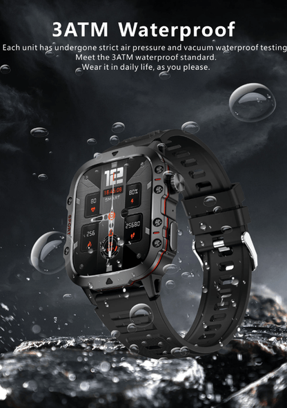 Best Smart Watch Men Rugged Outdoor Waterproof Bluetooth Call | Buy Online at Furniture Things Australia