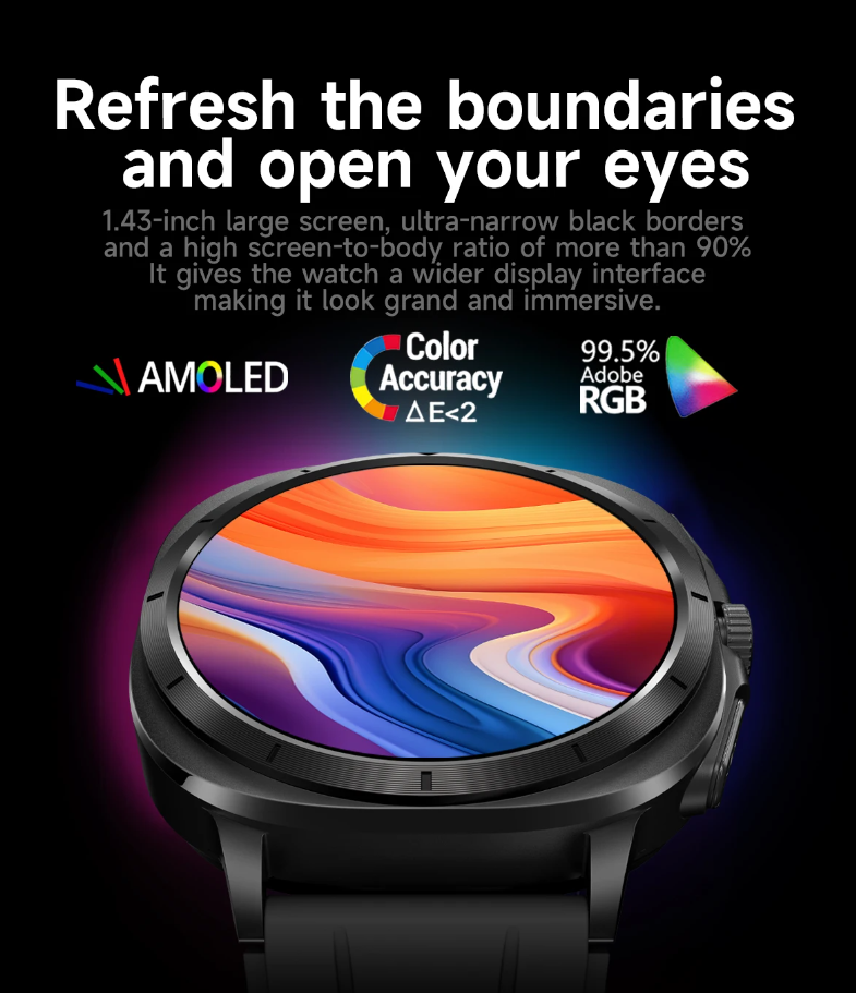 Smart Watch with ECG NFC Health Tracker