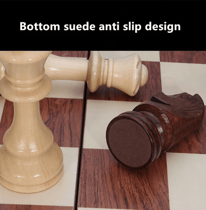 Best Chessboard Wooden Folding 39cm with Pieces | Buy Online at Furniture Things Australia