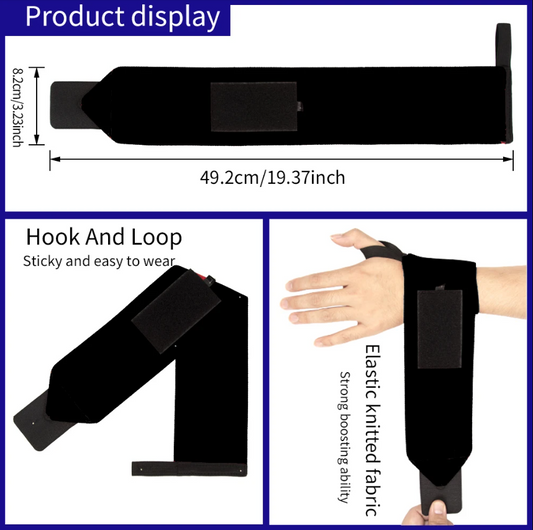 Wrist Wraps Weight Lifting Support Straps
