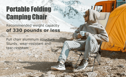 Best Camping Chair Folding Portable Lightweight Aluminum Headrest | Buy Online at Furniture Things Australia