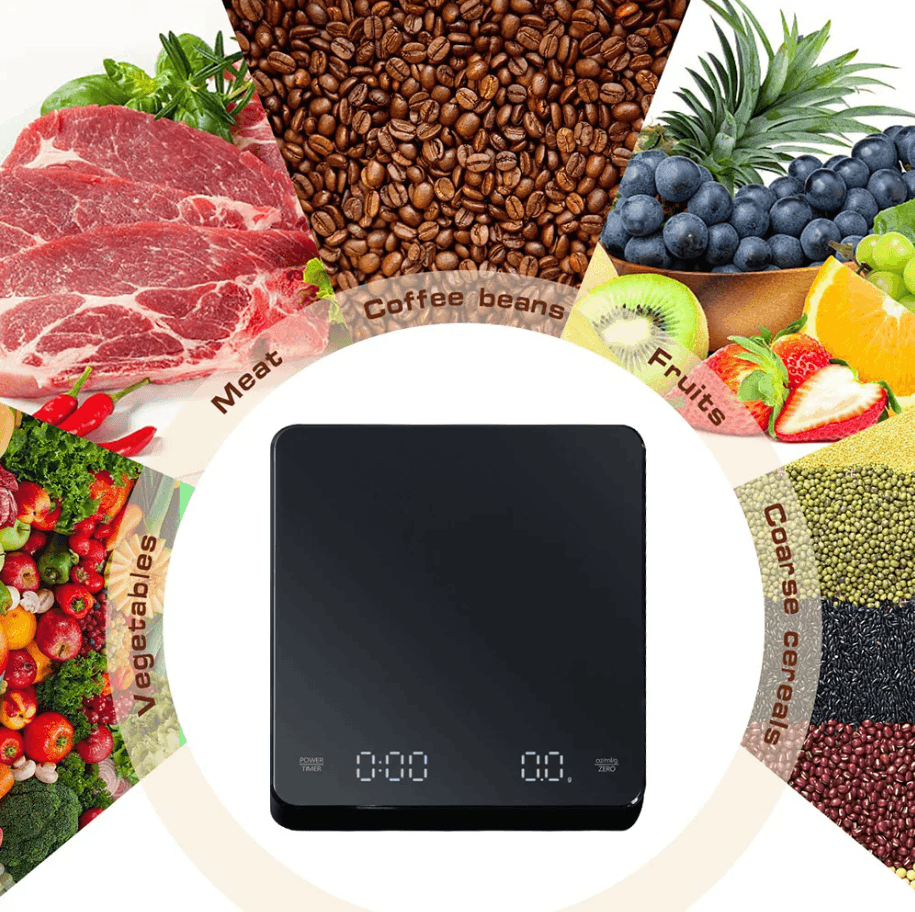 Best Coffee Scale Digital Precision Timer LED USB Rechargeable | Buy Online at Furniture Things Australia