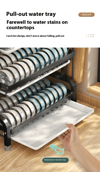 Best Kitchen Storage Rack 3-Tier Carbon Steel Organizer | Buy Online at Furniture Things Australia