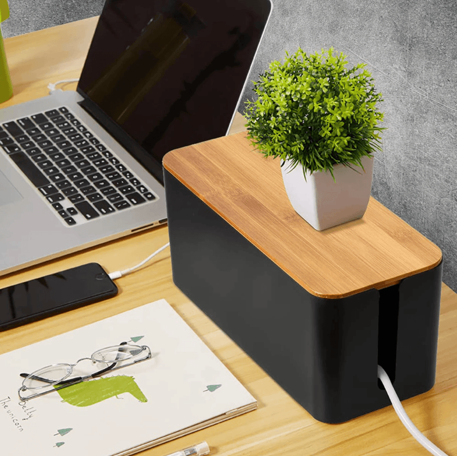 Best Cable Box Wooden Dustproof Wire Organizer | Buy Online at Furniture Things Australia
