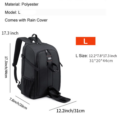 Camera Backpack Waterproof Large-Capacity DSLR Travel