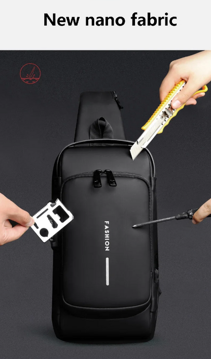 Shoulder Bag Anti-Theft USB Travel Crossbody