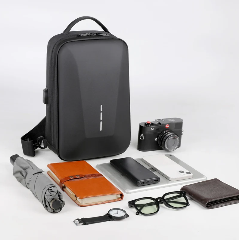 Crossbody Bag Anti-Theft USB Charging Nylon