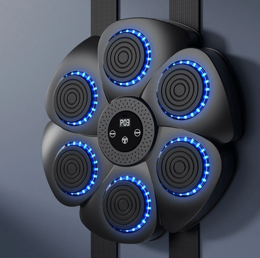 Best Boxing Trainer Interactive LED Music Reaction Wall Target with Gloves | Buy Online at Furniture Things Australia