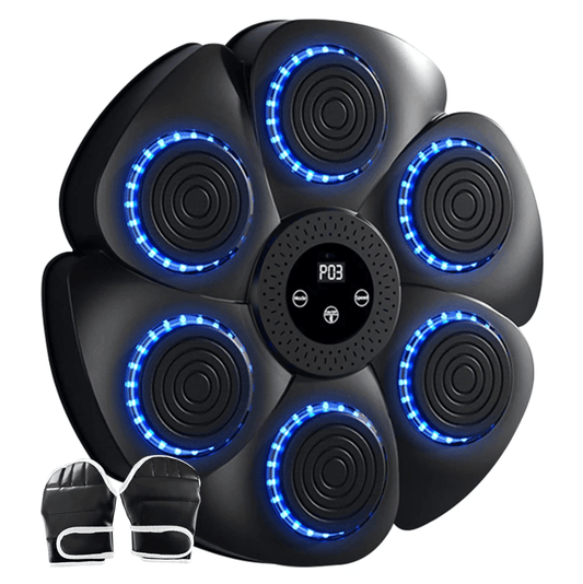 Best Boxing Trainer Interactive LED Music Reaction Wall Target with Gloves | Buy Online at Furniture Things Australia