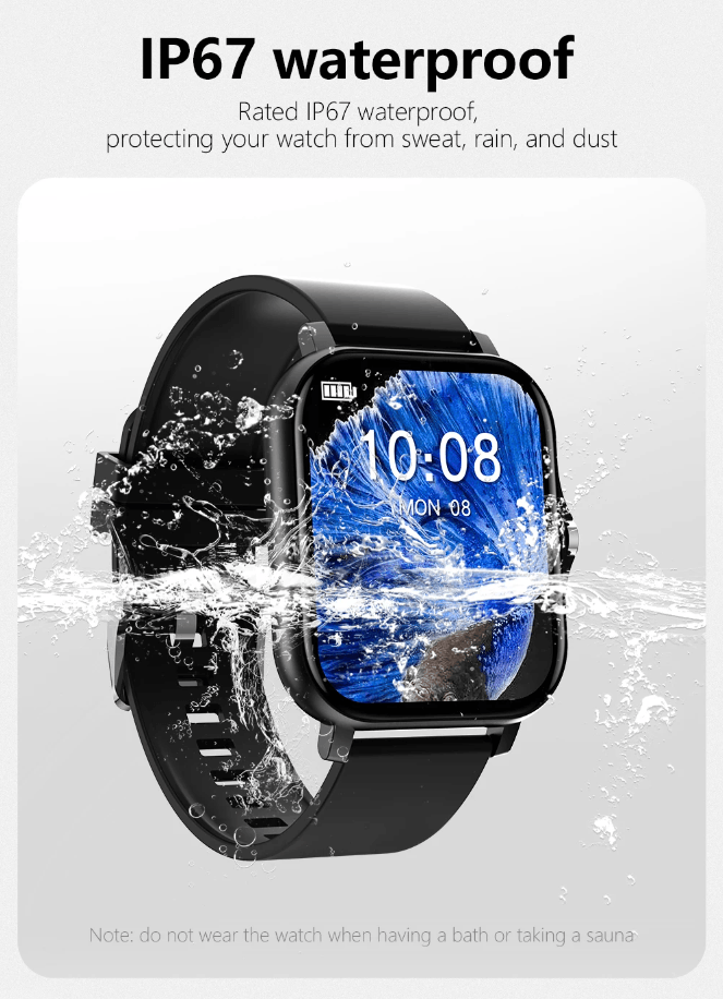 Best Smart Watch Fitness Tracker Heart Rate Blood Pressure Sleep | Buy Online at Furniture Things Australia