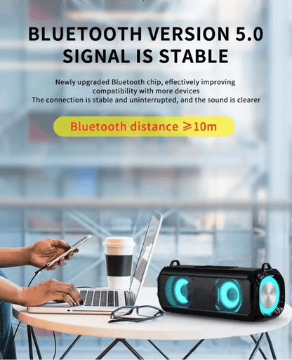 Best RGB LED Bluetooth Portable Speaker Wireless Stereo Extra Bass | Buy Online at Furniture Things Australia