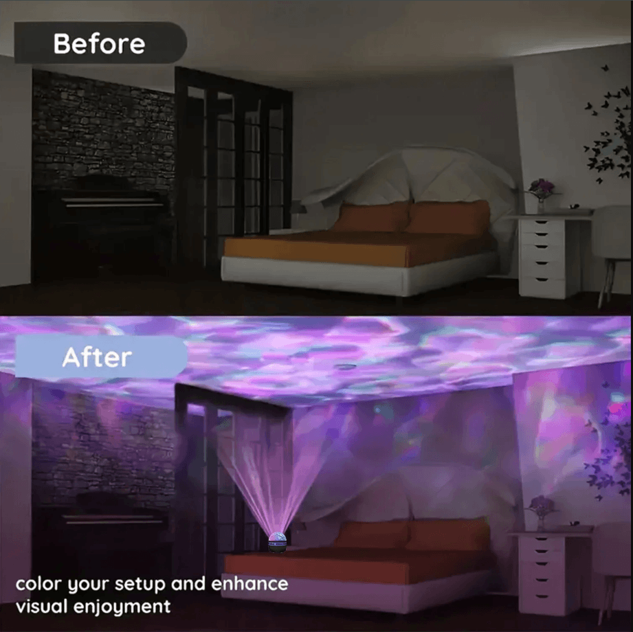 Best Projection Light Aurora Night Lamp with Remote Control | Buy Online at Furniture Things Australia