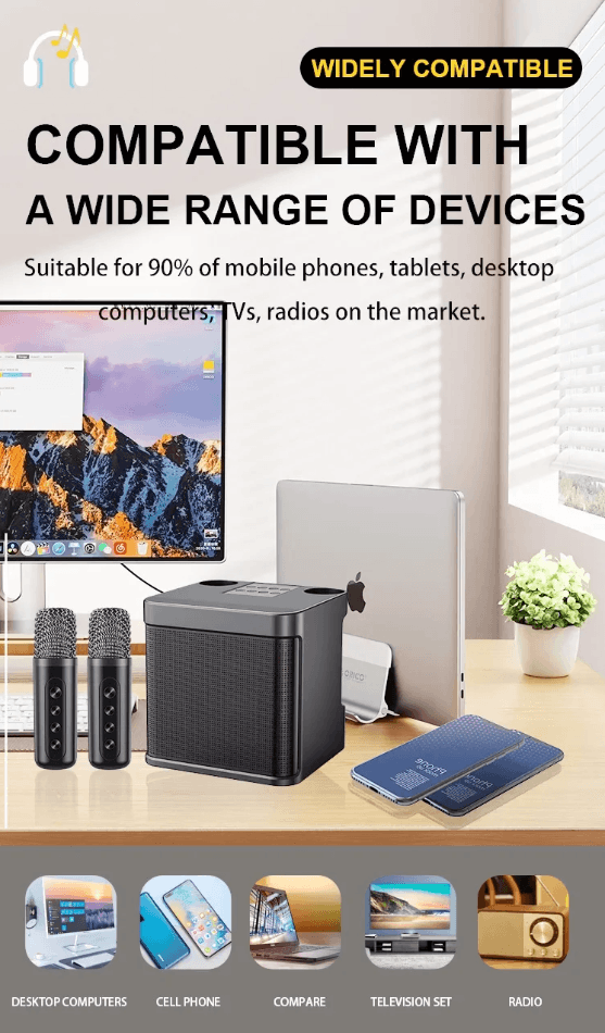 Best Portable Dual Microphone Karaoke Machine | Buy Online at Furniture Things Australia